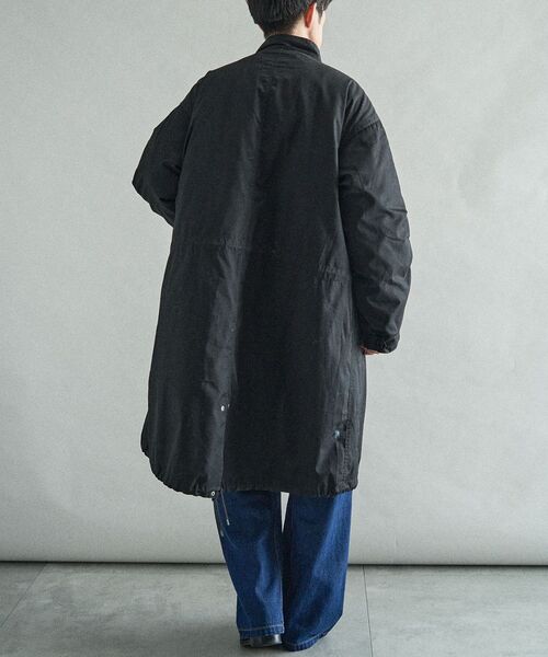 CRAFT STANDARD BOUTIQUE（クラフトスタンダードブティック）の「【3WAY】M65フィッシュテールコート（その他アウター・メンズ・ブラック/カーキ・M/L/XL）」の8枚目の写真