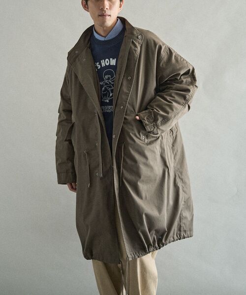 CRAFT STANDARD BOUTIQUE（クラフトスタンダードブティック）の「【3WAY】M65フィッシュテールコート（その他アウター・メンズ・ブラック/カーキ・M/L/XL）」の12枚目の写真