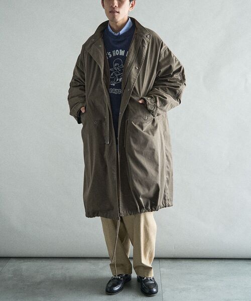 CRAFT STANDARD BOUTIQUE（クラフトスタンダードブティック）の「【3WAY】M65フィッシュテールコート（その他アウター・メンズ・ブラック/カーキ・M/L/XL）」の14枚目の写真