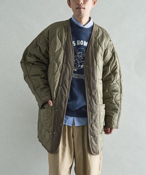 CRAFT STANDARD BOUTIQUE（クラフトスタンダードブティック）の「【3WAY】M65フィッシュテールコート（その他アウター・メンズ・ブラック/カーキ・M/L/XL）」の16枚目の写真