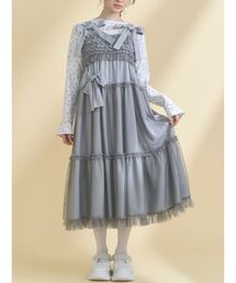 merry jenny | チュールリボンキャミワンピース(ワンピース)