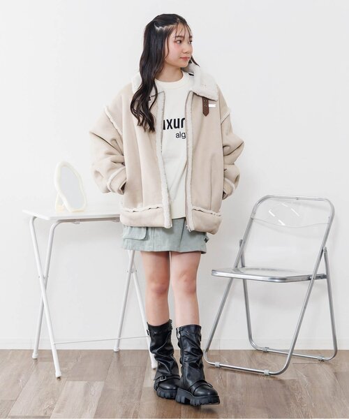 ALGY✧新品✧ニット＆サス付きあったかスカパン130 あったかインパンコーデュロイスカパン（スカート）｜algy（アルジー