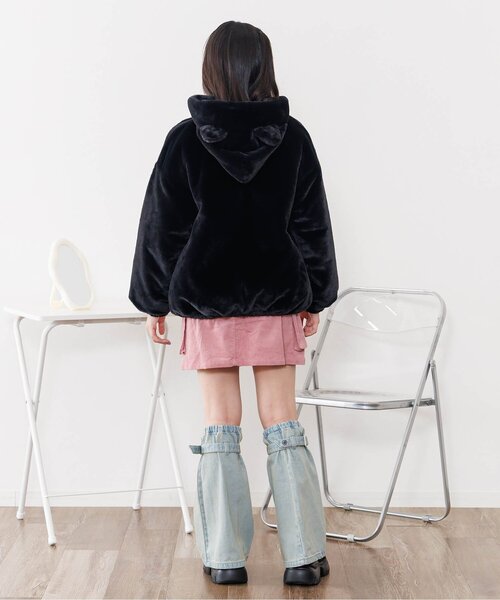 algy（アルジー）の「あったかインパンコーデュロイスカパン（スカート・キッズ・ブラック/ピンク/ミント・SMALL/MEDIUM/X-SMALL/XX-SMALL）」の13枚目の写真