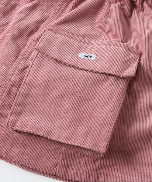 algy（アルジー）の「あったかインパンコーデュロイスカパン（スカート・キッズ・ブラック/ピンク/ミント・SMALL/MEDIUM/X-SMALL/XX-SMALL）」の6枚目の写真