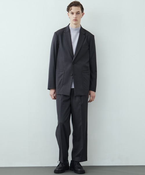 UNITED TOKYO（ユナイテッドトウキョウ）の「LORO PIANA FABRIC ジャケット（テーラードジャケット・メンズ・ダークグレー/ダークネイビー/グレイッシュベージュ・1/2）」の6枚目の写真