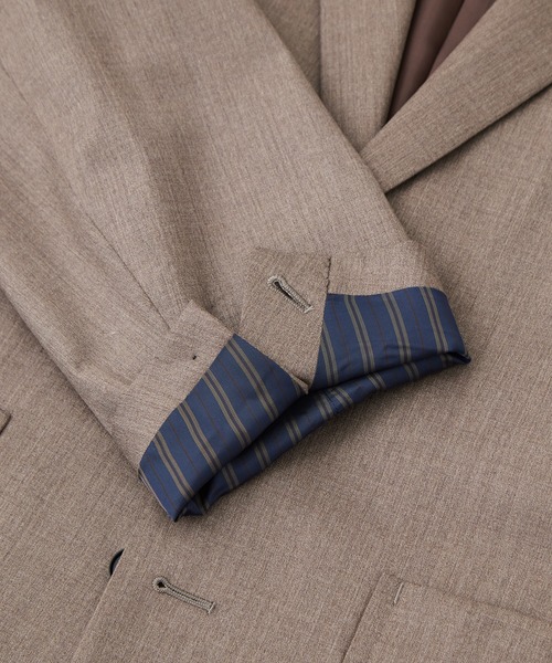 UNITED TOKYO（ユナイテッドトウキョウ）の「LORO PIANA FABRIC ジャケット（テーラードジャケット・メンズ・ダークグレー/ダークネイビー/グレイッシュベージュ・1/2）」の14枚目の写真