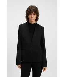 BOSS（ボス）の「ノーカラー レギュラーフィットブレザー メタルボタン（テーラードジャケット）」