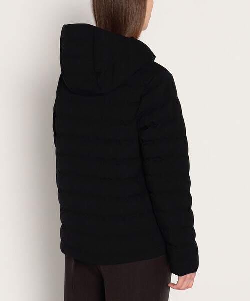 DANTON(ダントン)の「WOMEN'S WOOL LIKE POLYESTER MIDDLE DOWN HOODED JACKET(ダウンジャケット/コート・レディース・チャコール/ネイビー・XS/S/M)」の6枚目の写真