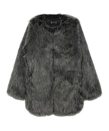 Fur Jacket (FL-046_Charcoal)