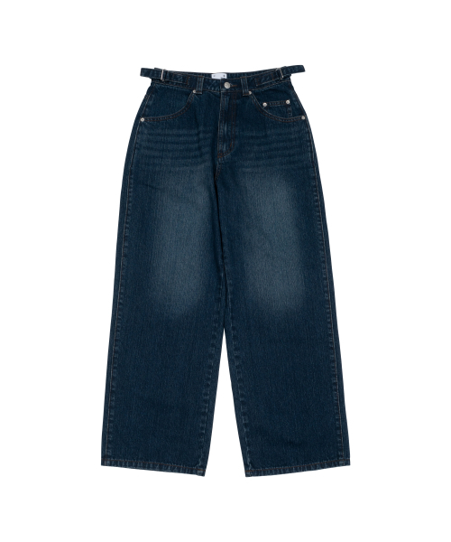 THECOLDESTMOMENT(ザコールデストモーメント)の「TCM washed denim pants (blue)(デニムパンツ・レディース・その他・SMALL/MEDIUM/LARGE)」の2枚目の写真