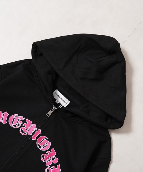 #MEMORY（メモリー）の「【MEMORY】ヘビーウェイト オールドイングリッシュ ダブルZIPパーカー / Old English Double-Zip Hoodie（パーカー・メンズ・ブラック系1/ブラック系2・S/M/L）」の16枚目の写真