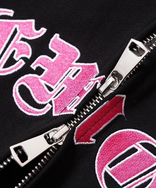 #MEMORY（メモリー）の「【MEMORY】ヘビーウェイト オールドイングリッシュ ダブルZIPパーカー / Old English Double-Zip Hoodie（パーカー・メンズ・ブラック系1/ブラック系2・S/M/L）」の17枚目の写真