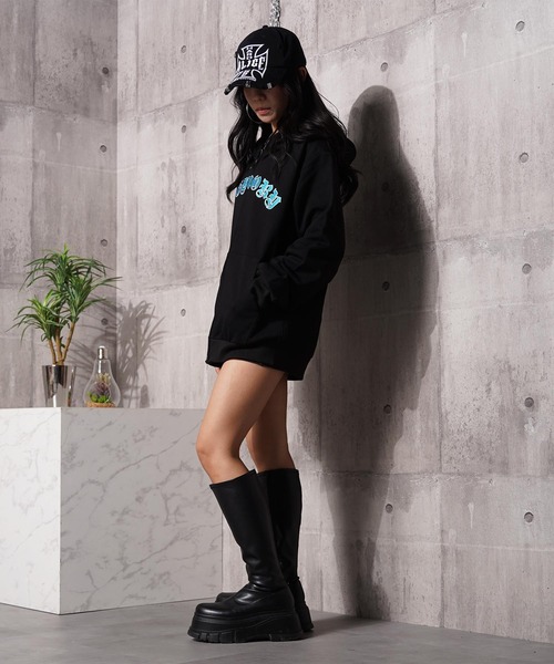 #MEMORY（メモリー）の「【MEMORY】ヘビーウェイト オールドイングリッシュ ダブルZIPパーカー / Old English Double-Zip Hoodie（パーカー・メンズ・ブラック系1/ブラック系2・S/M/L）」の9枚目の写真