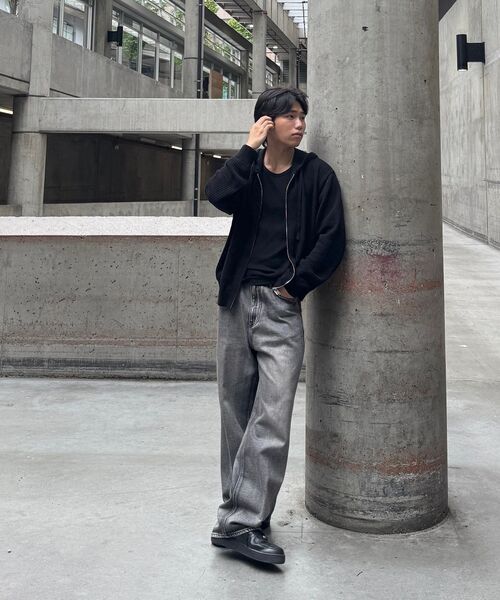MUSINSA STANDARD（ムシンサスタンダード）の「ワイドリブタンクトップ[ブラック]（Tシャツ/カットソー・メンズ・その他・SMALL/MEDIUM/LARGE/X-LARGE/XX-LARGE/XXX-LARGE）」の8枚目の写真