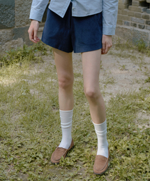 LETTER FROM MOON（レターフロムムーン）の「ベルリンコーデュロイショーツ（ネイビー）（その他パンツ）」