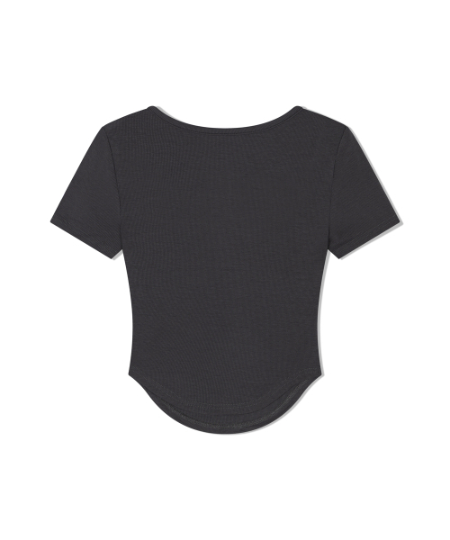 MOAA(モア)の「スクープソフトトップ(チャコール)(Tシャツ/カットソー・レディース・その他・SMALL/MEDIUM)」の3枚目の写真