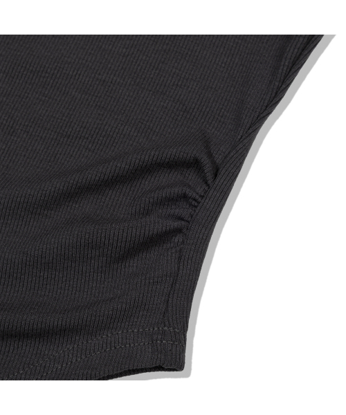 MOAA(モア)の「スクープソフトトップ(チャコール)(Tシャツ/カットソー・レディース・その他・SMALL/MEDIUM)」の4枚目の写真