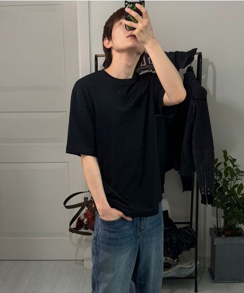MUSINSA STANDARD（ムシンサスタンダード）の「[クールタンダード] ワイドデニムパンツ [ミディアムインディゴ]（デニムパンツ・メンズ・その他・30/26/27/28/29/31/32/33/34/36/38/40/42）」の13枚目の写真
