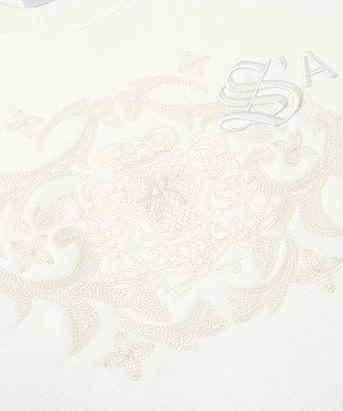 SLOWACID（スローアシッド）の「アンドレキム x スロウエシッド グラフィック刺繍スウェットシャツ [クリーム]（スウェット・レディース・その他・LARGE/MEDIUM/SMALL）」の5枚目の写真