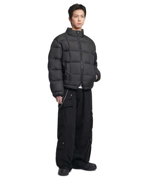 NOMANUAL（NOMANUAL）の「QUBE DUCK DOWN - BLACK（ダウンジャケット/コート・レディース・その他・SMALL/MEDIUM/LARGE/X-LARGE）」の3枚目の写真