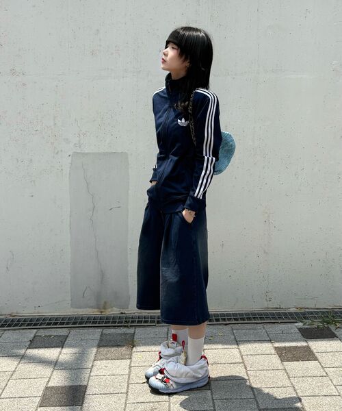 Verdnt（バーダント）の「ワンデニムテリースウェットバミューダショーツ[インディゴ]（その他パンツ・レディース・ダークインディゴブルー・SMALL/MEDIUM/LARGE）」の10枚目の写真