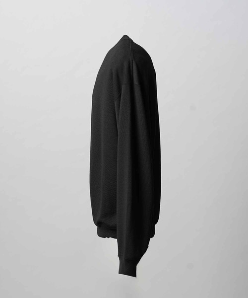 MAISON SPECIAL(メゾンスペシャル)の「《UNISEX》Premium Wool Prime-Over Crew Neck Sweat/プレミアムウールプライムオーバークルーネックスウェット【MAISON SPECIAL/メゾンスペシャル】■セットアップ対応■(スウェット・メンズ・ブラック/バーガンディー・0/1/2)」の8枚目の写真