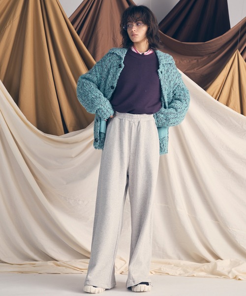 MAISON SPECIAL(メゾンスペシャル)の「《UNISEX》Premium Wool Prime-Over Crew Neck Sweat/プレミアムウールプライムオーバークルーネックスウェット【MAISON SPECIAL/メゾンスペシャル】■セットアップ対応■(スウェット・メンズ・ブラック/バーガンディー・0/1/2)」の13枚目の写真
