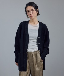Starry sky Knit スパンコールVネックカーディガン