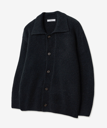 VTWO（ブイツー）の「ウールブークレカラーガーディガン_ブラック（カーディガン/ボレロ）」