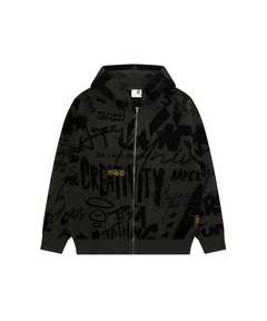 A BATHING APE ジップアップニット BAPY BY A BATHING APE ニット セーター ZIP UP KNIT レディース