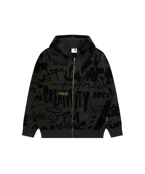 AAPE ZIP UP KNIT HOODIE | AAPE.JP