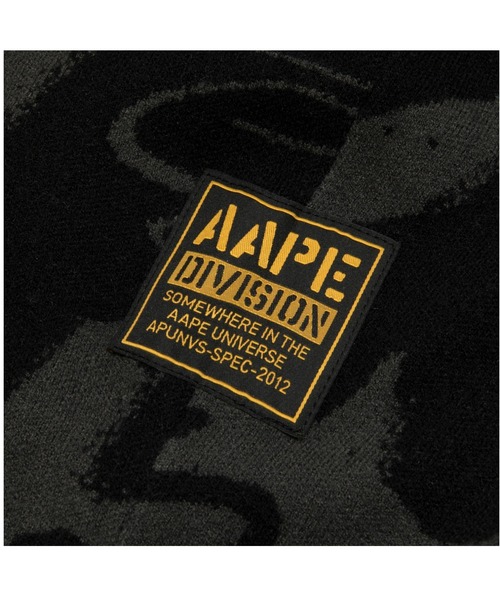 AAPE BY A BATHING APE（エーエイプバイアベイシングエイプ）の「AAPE ZIP UP KNIT HOODIE（ニット/セーター・メンズ・ベージュ系その他5/グレー系その他2・LARGE/SMALL/X-LARGE/MEDIUM）」の6枚目の写真