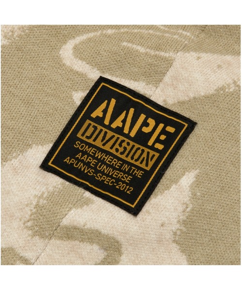 AAPE BY A BATHING APE（エーエイプバイアベイシングエイプ）の「AAPE ZIP UP KNIT HOODIE（ニット/セーター・メンズ・ベージュ系その他5/グレー系その他2・LARGE/SMALL/X-LARGE/MEDIUM）」の10枚目の写真