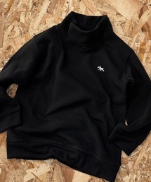 POLO CHAMPS（ポロチャンプス）の「【POLO　CHAMPS/ポロチャンプス】裏起毛 綿タッチ　ピリング防止加工オーバーサイズ ハイネック トレーナー（スウェット）」