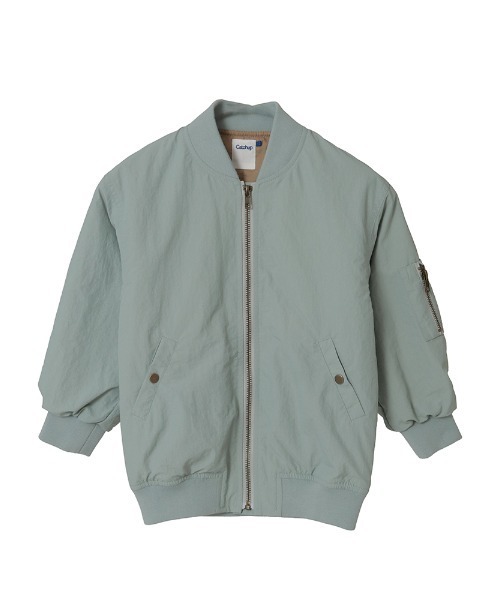 Catchup（ケチャップ）の「【2025AW】MA-1（ブルゾン・キッズ・カーキ/オレンジ/ブルー・100㎝/110㎝/120㎝/130㎝/140㎝/150cm）」の3枚目の写真