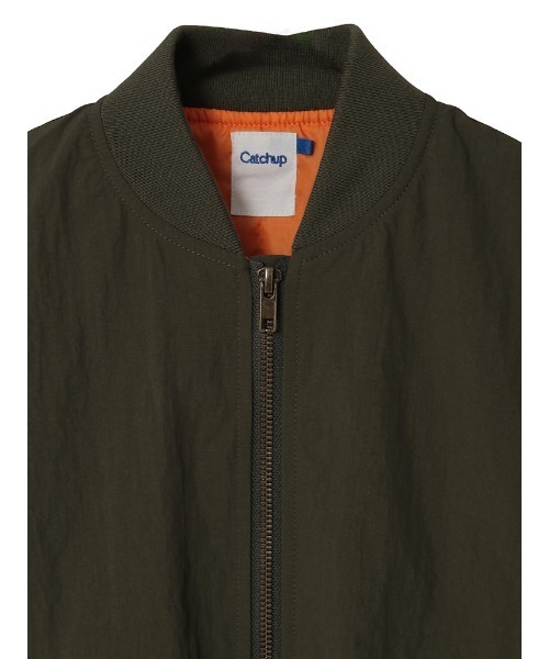 Catchup（ケチャップ）の「【2025AW】MA-1（ブルゾン・キッズ・カーキ/オレンジ/ブルー・100㎝/110㎝/120㎝/130㎝/140㎝/150cm）」の11枚目の写真