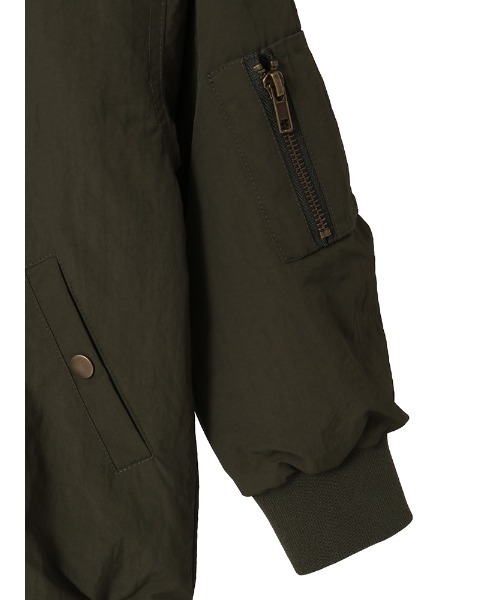 Catchup（ケチャップ）の「【2025AW】MA-1（ブルゾン・キッズ・カーキ/オレンジ/ブルー・100㎝/110㎝/120㎝/130㎝/140㎝/150cm）」の12枚目の写真