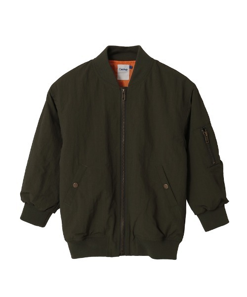 Catchup（ケチャップ）の「【2025AW】MA-1（ブルゾン・キッズ・カーキ/オレンジ/ブルー・100㎝/110㎝/120㎝/130㎝/140㎝/150cm）」の17枚目の写真