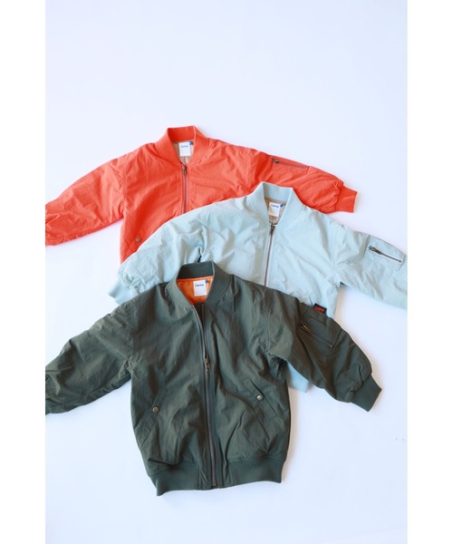 Catchup（ケチャップ）の「【2025AW】MA-1（ブルゾン・キッズ・カーキ/オレンジ/ブルー・100㎝/110㎝/120㎝/130㎝/140㎝/150cm）」の18枚目の写真