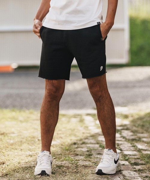 1minute 1second(ワンミニットワンセカンド)の「mp14370-heavy weight cut off shorts with heart patch カットオフショートパンツ(1M26H300)(その他パンツ・メンズ・ブラック/トップグレー/ネイビー・S/M/L/XL)」の5枚目の写真