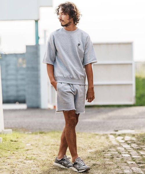 1minute 1second(ワンミニットワンセカンド)の「mp14370-heavy weight cut off shorts with heart patch カットオフショートパンツ(1M26H300)(その他パンツ・メンズ・ブラック/トップグレー/ネイビー・S/M/L/XL)」の15枚目の写真
