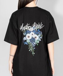MONSTER REPUBLIC（モンスターリパブリック）の「ムーブメントフラワーミッドナイトブルーティーシャツブラック（Tシャツ/カットソー）」