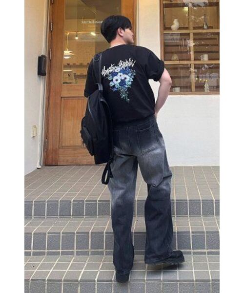 MONSTER REPUBLIC(モンスターリパブリック)の「ムーブメントフラワーミッドナイトブルーティーシャツブラック(Tシャツ/カットソー・レディース・その他・X-LARGE/LARGE/MEDIUM/SMALL)」の16枚目の写真