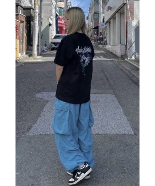 MONSTER REPUBLIC(モンスターリパブリック)の「ムーブメントフラワーミッドナイトブルーティーシャツブラック(Tシャツ/カットソー・レディース・その他・X-LARGE/LARGE/MEDIUM/SMALL)」の17枚目の写真