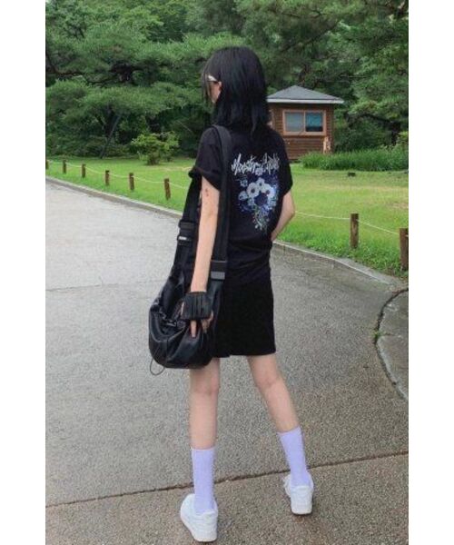 MONSTER REPUBLIC(モンスターリパブリック)の「ムーブメントフラワーミッドナイトブルーティーシャツブラック(Tシャツ/カットソー・レディース・その他・X-LARGE/LARGE/MEDIUM/SMALL)」の21枚目の写真