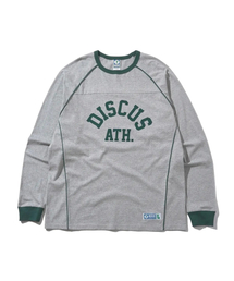DISCUS ATHLETIC | ラグランロングスリーブTシャツミッドグレー(Tシャツ/カットソー)