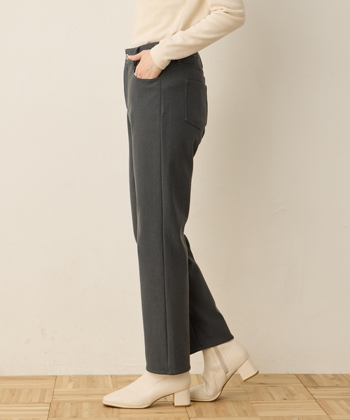 DECOY SINCE 1981(デコイシンスイチキュウハチイチ)の「裏起毛ストレッチパンツ【ウエストゴム】(その他パンツ・レディース・グレー/チャコールグレー・64/67/70/80/76)」の4枚目の写真