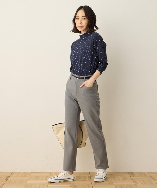 DECOY SINCE 1981(デコイシンスイチキュウハチイチ)の「裏起毛ストレッチパンツ【ウエストゴム】(その他パンツ・レディース・グレー/チャコールグレー・64/67/70/80/76)」の8枚目の写真