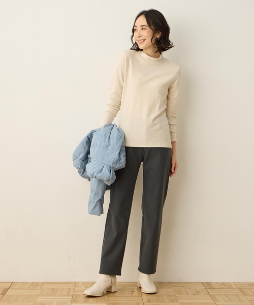 DECOY SINCE 1981(デコイシンスイチキュウハチイチ)の「裏起毛ストレッチパンツ【ウエストゴム】(その他パンツ・レディース・グレー/チャコールグレー・64/67/70/80/76)」の10枚目の写真