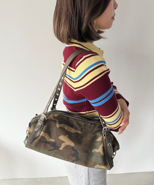 SANSeLF(サンセルフ)の「【SANSeLF】 カモフラ柄ショルダーバッグ saa25a214(ハンドバッグ・レディース・カモフラージュ・FREE)」の7枚目の写真